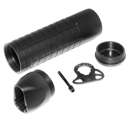 APS Patriot Rohr Schaft 218mm Geeignet für ASR106 M4 M16 Serie AEG Gewehre Airsoft Schwarz