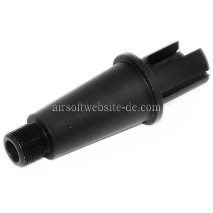 Airsoft Website 2.75/3.35 Zoll 71mm/85mm Aluminium Kurzer Äußeres Lauf Verbindungsrohr -14mm CCW Gegen den Uhrzeigersinn AEG Gewehre