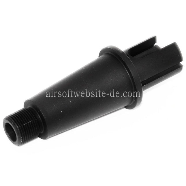Airsoft Website 2.75/3.35 Zoll 71mm/85mm Aluminium Kurzer Äußeres Lauf Verbindungsrohr -14mm CCW Gegen den Uhrzeigersinn AEG Gewehre