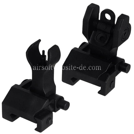 Airsoft Website Metall Schlacht Korn Kimme Geeignet für 20mm Picatinny Schiene Gewehre