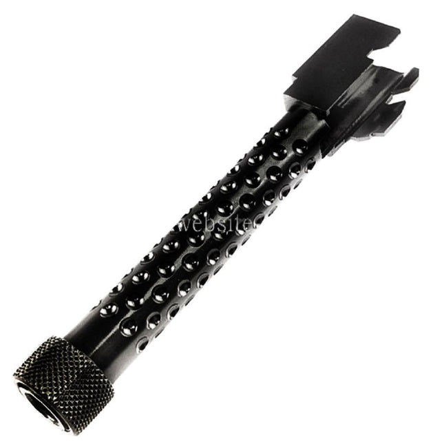 5KU CNC Aluminum Außen Lauf Typ 3 mit -14mm CCW Gewindeabdeckung gegen den Uhrzeigersinn Geeignet für Tokyo Marui G17 GBB Pistolen Airsoft