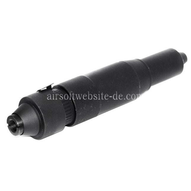 5KU PBS-4 Schalldämpfer Geeignet für -14mm CCW Gegen den Uhrzeigersinn Lauf AK Serie Gewehre Airsoft Schwarz