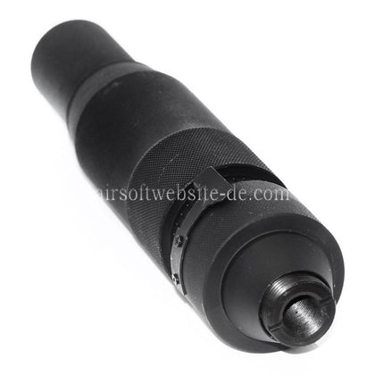 5KU PBS-4 Schalldämpfer Geeignet für -14mm CCW Gegen den Uhrzeigersinn Lauf AK Serie Gewehre Airsoft Schwarz
