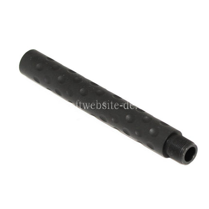 5KU Aluminium PDW Stil Verlängerung Außenlauf -14mm CCW Gegen den Uhrzeigersinn Schwarz