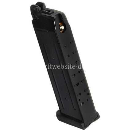 APS 23rd Top Gas Turbo Magazin Geeignet für G17 G18C G34 G35 G-Serie GBB Pistolen Airsoft Schwarz