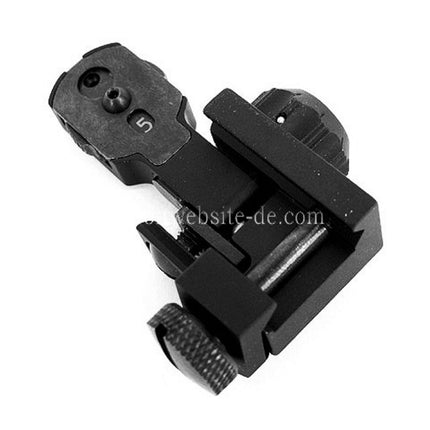 5KU Hochklappen Kimme Geeignet für M4 M16 Serie AEG Gewehre Airsoft