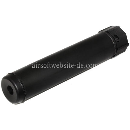 5KU 193mm SOCOM556 AR QD Schalldämpfer A mit Mündungsfeuerdämpfer Geeignet für -14mm CCW Gegen den Uhrzeigersinn Lauf Gewehre Airsoft Schwarz