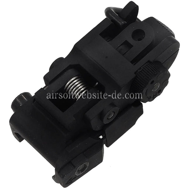 Airsoft Website Plastik M4SS Umdrehen Kimme Geeignet für 20mm Picatinny Schiene Gewehre