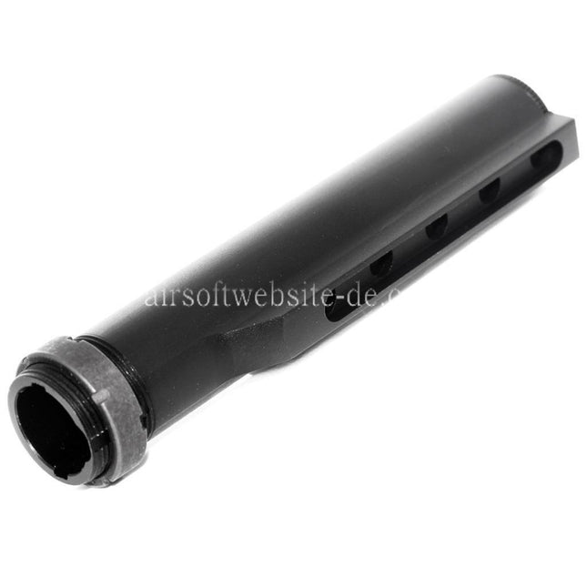 5KU 5-Positions Schaft Pufferrohr Geeignet für M4 M16 Serie AEG Gewehre Airsoft Schwarz