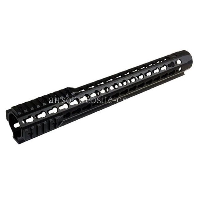 CYMA Aluminum URX4 14.5 Zoll 380mm Keymod Handschutz Schienen System Geeignet für Tokyo Marui APS CYMA M4 M16 Serie AEG Gewehre Airsoft Schwarz