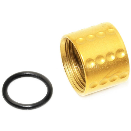5KU Spots Knurled Laufgewinde Schutzabdeckung -14mm CCW gegen den Uhrzeigersinn Geeignet für Tokyo Marui G17 GBB Pistolen Airsoft