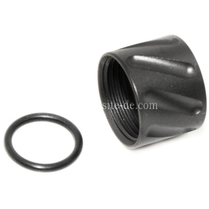 5KU Diagonals Knurled Laufgewinde Schutzabdeckung -14mm CCW gegen den Uhrzeigersinn Geeignet für Tokyo Marui G17 GBB Pistolen Airsoft