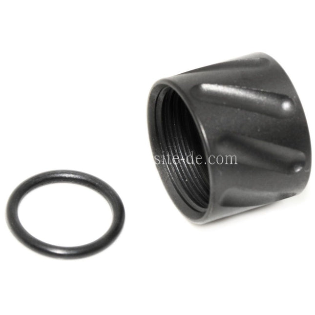 5KU Diagonals Knurled Laufgewinde Schutzabdeckung -14mm CCW gegen den Uhrzeigersinn Geeignet für Tokyo Marui G17 GBB Pistolen Airsoft