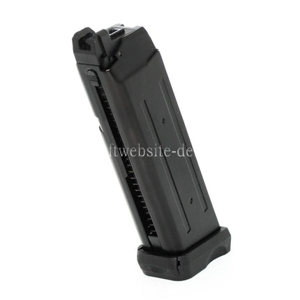 APS 23rd Doppelte Leistung Co2 Magazin Geeignet für G17 G18C ACP601 ACP606 A-CAP Z1-CAP Black Hornet Dragonfly Scorpion SHARK Spyder X1-CAP / Tokyo Marui / WE / Armorer Works GBB Pistolen Airsoft Schwarz