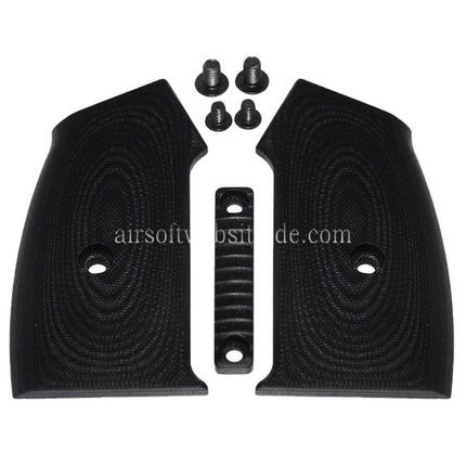 5KU Austauschbarer, kompletter modularer Pistolengriffsatz (Edge) geeignet für M4 M16 Serie GBB Gewehre Airsoft Schwarz