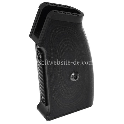 5KU Austauschbarer, kompletter modularer Pistolengriffsatz (Knurly) geeignet für M4 M16 Serie GBB Gewehre Airsoft Schwarz