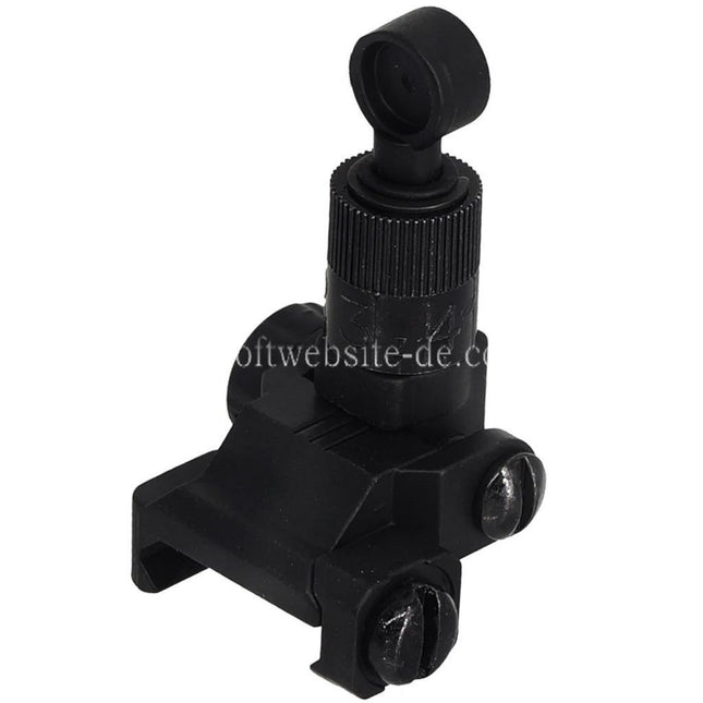 Airsoft Website Metall Legierung KAC Stil Micro Kimme Geeignet für 20mm Picatinny Schiene Gewehre