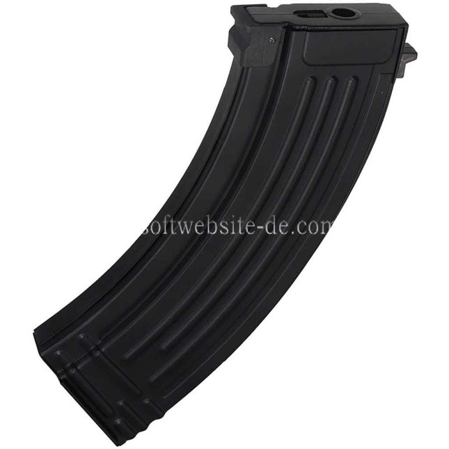 Airsoft Website 150rd Mid-Cap Magazin Geeignet für AK Serie AEG Gewehre Schwarz