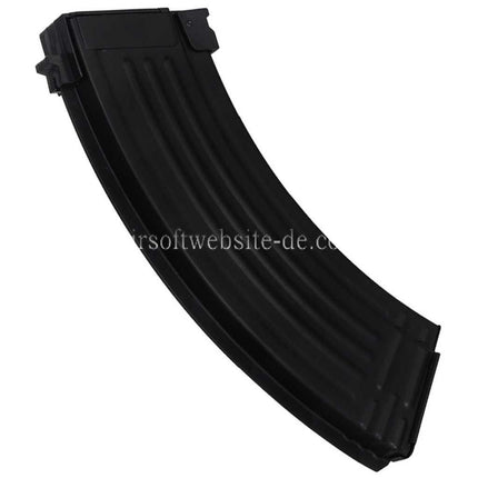 Airsoft Website 150rd Mid-Cap Magazin Geeignet für AK Serie AEG Gewehre Schwarz