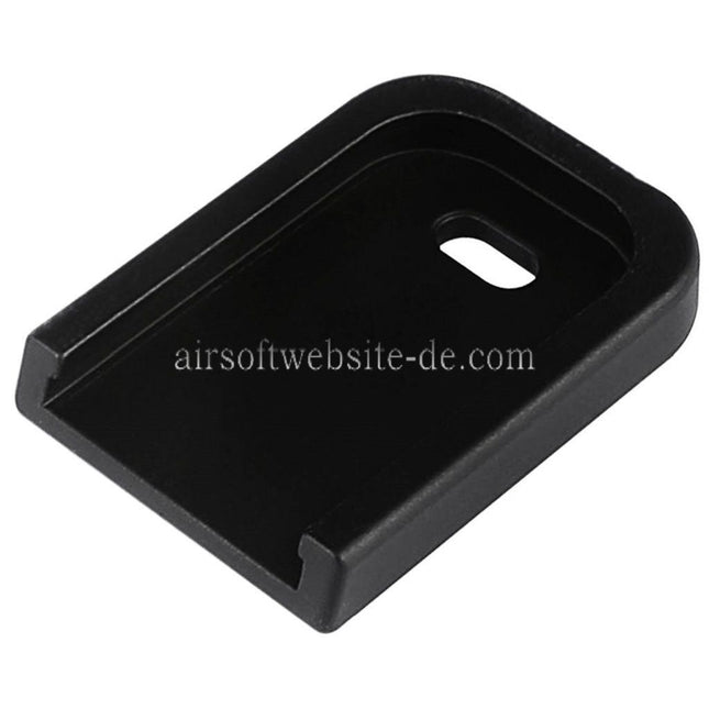 5KU Edelstahl HIVE Magazinbodenplatte geeignet für Tokyo Marui G17 G18C GBB Magazin Schwarz