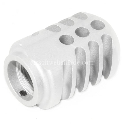 5KU Kompensator Geeignet für Tokyo Marui G17 +14mm CW im Uhrzeigersinn Gewinde Außen Lauf Pistolen Airsoft