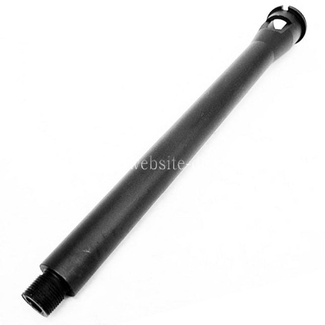5KU 9 Zoll Aluminium CQB Außenlauf -14mm CCW Gegen den Uhrzeigersinn Geeignet für WA M4 M16 Serie GBB Gewehre Airsoft Schwarz