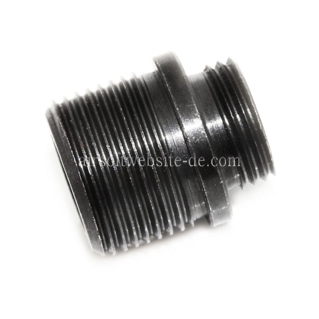 Airsoft Website Lauf Schalldämpfer Kompensator Adapter Geeignet für WE (WE-TECH) Pistolen +11mm CW Im Uhrzeigersinn Zu -14mm CCW gegen den Uhrzeigersinn