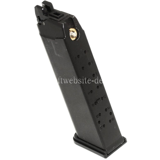DOUBLE BELL 25rd Gas Magazin Geeignet für G17 G18C G-Serie GBB Pistolen Airsoft Schwarz