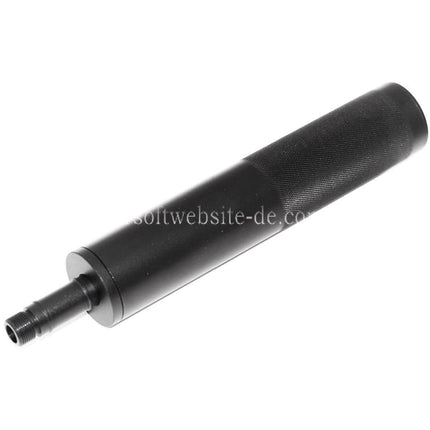 AIRSOFT WEBSITE Schalldämpfer -/+14mm CW/CCW mit Adapter Geeignet für Tokyo Marui WELL R2 Vz61 Scorpion AEP SMG Gewehre