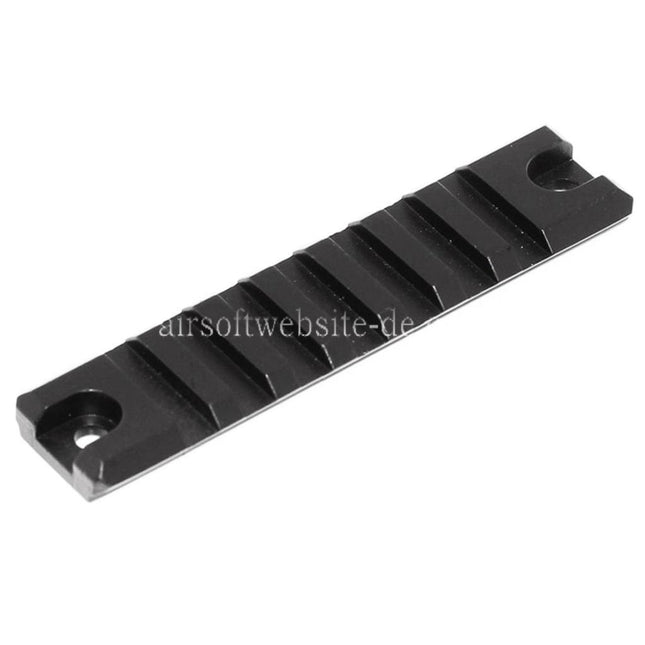 Airsoft Website 90mm Voll Metall Kleine Seitenschiene Geeignet für WELL Tokyo Marui MP7A1 R4 AEP SMG Gewehre Schwarz