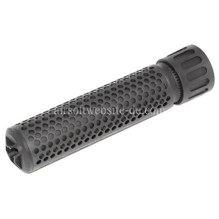 5KU 179mm 7 Zoll KAC Stil QDC/CQB Schalldämpfer mit Mündungsfeuerdämpfer Geeignet für -14mm CCW Gegen den Uhrzeigersinn Lauf Gewehre Airsoft
