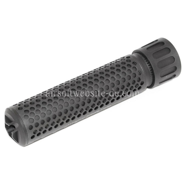 5KU 179mm 7 Zoll KAC Stil QDC/CQB Schalldämpfer mit Mündungsfeuerdämpfer Geeignet für -14mm CCW Gegen den Uhrzeigersinn Lauf Gewehre Airsoft