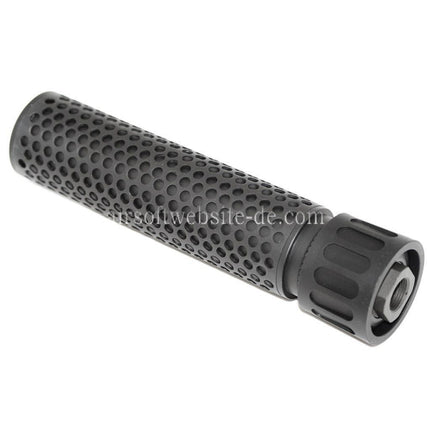5KU 179mm 7 Zoll KAC Stil QDC/CQB Schalldämpfer mit Mündungsfeuerdämpfer Geeignet für -14mm CCW Gegen den Uhrzeigersinn Lauf Gewehre Airsoft