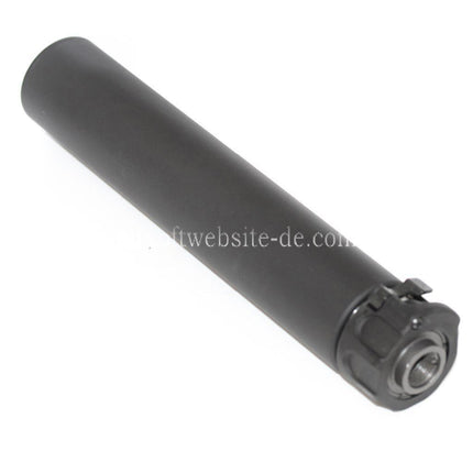 5KU 213mm SOCOM762 RC Schalldämpfer mit Mündungsfeuerdämpfer Geeignet für -14mm CCW Gegen den Uhrzeigersinn Lauf Gewehre Airsoft