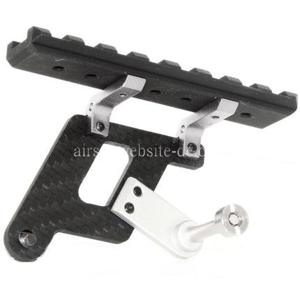 5KU Shooters Carbon Zielfernrohrmontage Schiene Geeignet für Tokyo Marui Hi-Capa Serie GBB Pistolen Airsoft