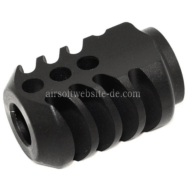 5KU Kompensator Geeignet für Tokyo Marui G17 +14mm CW im Uhrzeigersinn Gewinde Außen Lauf Pistolen Airsoft