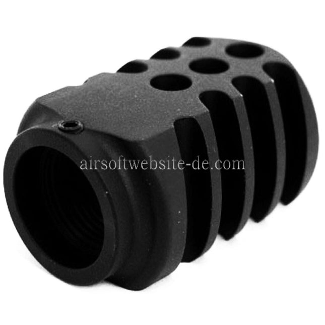 5KU Kompensator Geeignet für Tokyo Marui G17 +14mm CW im Uhrzeigersinn Gewinde Außen Lauf Pistolen Airsoft