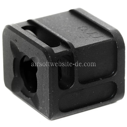5KU SPARC-M Kompensator -14mm CCW gegen den Uhrzeigersinn Geeignet für Tokyo Marui G17 G18C GBB Pistolen Airsoft Schwarz