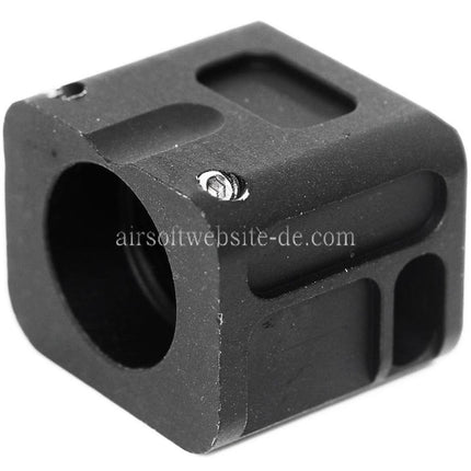 5KU SPARC-M Kompensator -14mm CCW gegen den Uhrzeigersinn Geeignet für Tokyo Marui G17 G18C GBB Pistolen Airsoft Schwarz