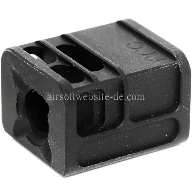 5KU SPARC-L Kompensator -14mm CCW gegen den Uhrzeigersinn Geeignet für Tokyo Marui G17 G18C GBB Pistolen Airsoft Schwarz