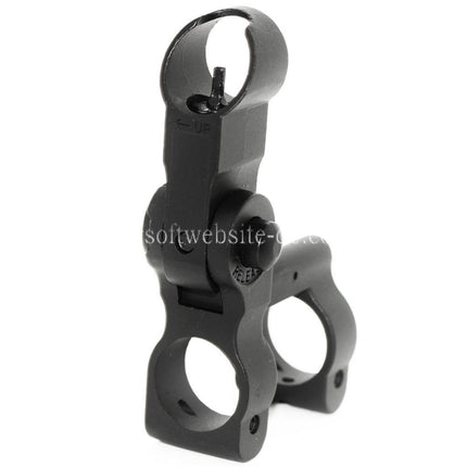 CYMA SPR Stil MK12 MOD 0 Taktisches Hochklappen Korn Geeignet für M4 M16 Serie AEG Gewehre Airsoft Schwarz
