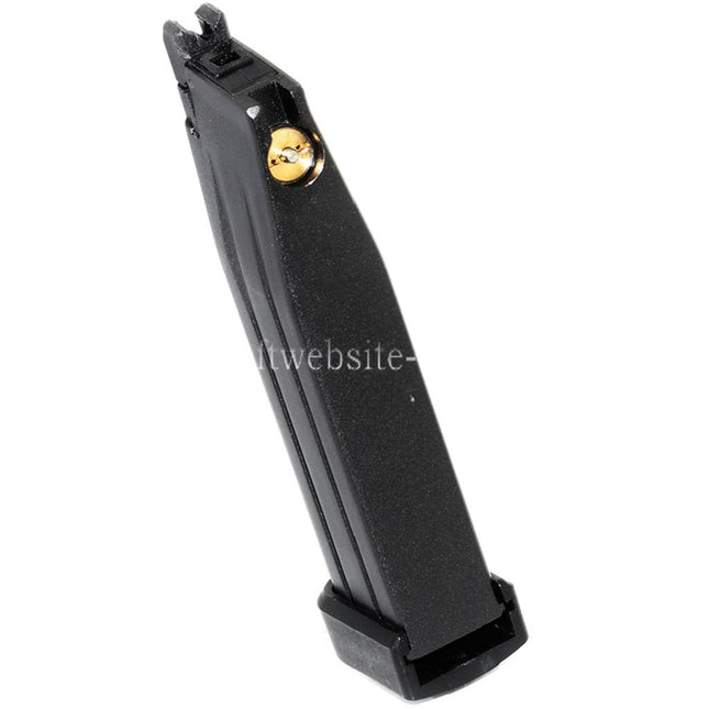 Airsoft Website 30rd Co2 Magazin Geeignet für Hi-Capa Serie GBB Pistolen Schwarz