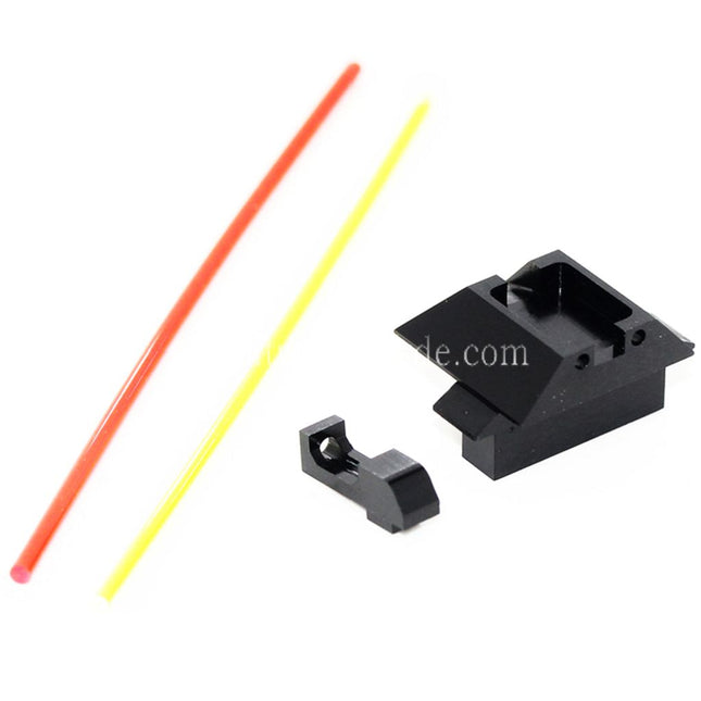 PPS Fiberglasvisier Korn Kimme Geeignet für Tokyo Marui G17 Serie Pistolen Airsoft