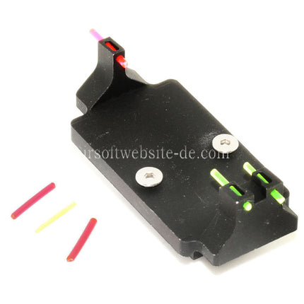5KU RMR Stil Fiberglasvisier Basismontage Geeignet für Tokyo Marui G17 G18C G-Serie GBB Pistolen Airsoft