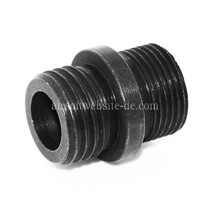 Airsoft Website Laufschalldämpfer Kompensatoradapter Geeignet für Tokyo Marui WELL MP5KA4 G55 Serie (+13mm CW bis -14mm CCW) AEG GBB Gewehre