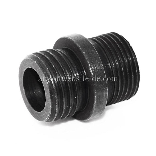 Airsoft Website Laufschalldämpfer Kompensatoradapter Geeignet für Tokyo Marui WELL MP5KA4 G55 Serie (+13mm CW bis -14mm CCW) AEG GBB Gewehre