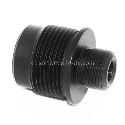 Airsoft Website Laufschalldämpfer Kompensatoradapter Geeignet für Tokyo Marui WELL L96 Serie (14mm CW bis CCW) Scharfschützengewehre