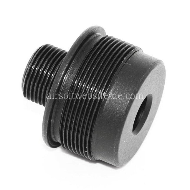 Airsoft Website Laufschalldämpfer Kompensatoradapter Geeignet für Tokyo Marui VSR-10 / WELL MB02 Serie (14mm CW bis CCW) Scharfschützengewehre