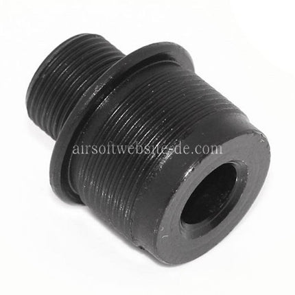 Airsoft Website Laufschalldämpfer Kompensatoradapter Geeignet für Tokyo Marui VSR-10 / WELL MB03 Serie (14mm CW bis CCW) Scharfschützengewehre
