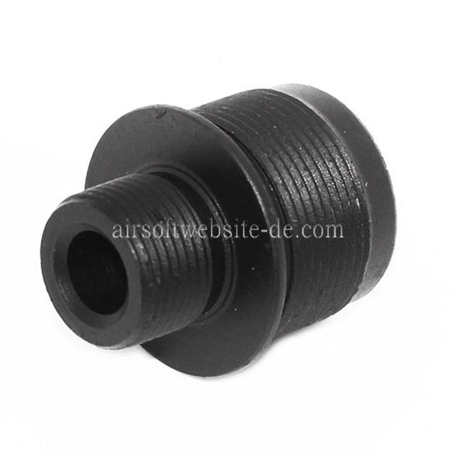 Airsoft Website Laufschalldämpfer Kompensatoradapter Geeignet für Tokyo Marui VSR-10 / WELL MB03 Serie (14mm CW bis CCW) Scharfschützengewehre